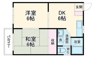 ヴィルフラッツ【2階】の間取り