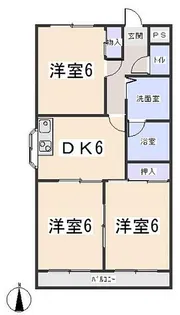 サウスシャトーONE【4階】の間取り