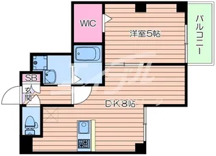 フェブライオ都島本通【4階】の間取り