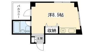 ウイング曙【4階】の間取り