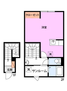 Cerilla de TOA dos【2階】の間取り