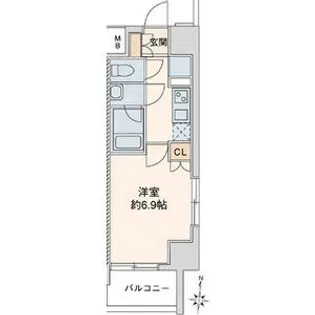 リヴシティ栄弐番館【5階】の間取り