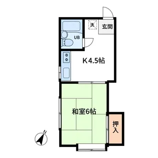 SKハイツ【2階】の間取り