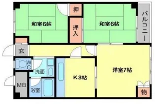 松尾マンション【3階】の間取り