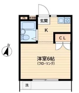 東キャッスル【1階】の間取り