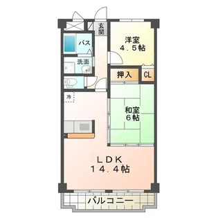 グレース21【2階】の間取り