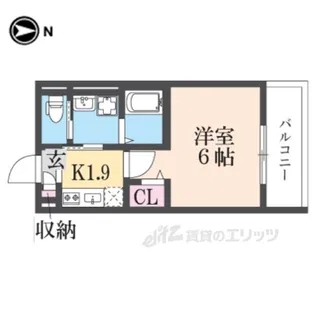 PREMIERE立花【2階】の間取り