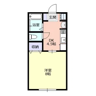 プレジール南【2階】の間取り