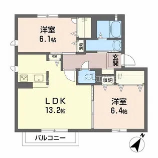 sun Maison【2階】の間取り