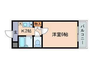 エリ-トNAKANOII【2階】の間取り