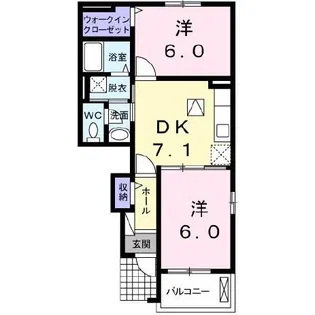 マーベラス・W【1階】の間取り