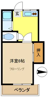 東京都三鷹市牟礼1【アパート】の間取り