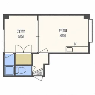 第3コーポ内山【4階】の間取り