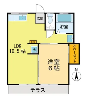 アイビーハウス【1階】の間取り