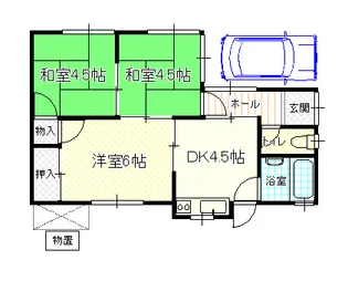 奈良県橿原市醍醐町【一戸建】の間取り