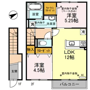 西京の郷 壱乃館【2階】の間取り