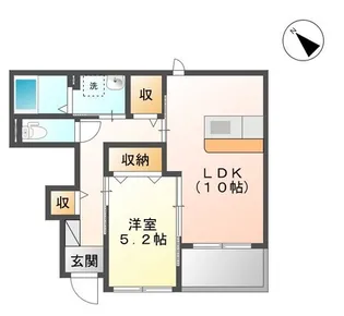 グランフォンテーヌ【1階】の間取り