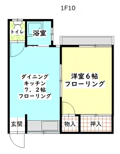 大栄荘【1階】の間取り