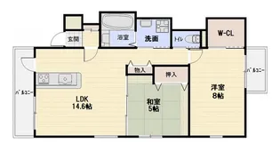 ルシオ藤井寺【2階】の間取り