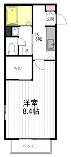 ベルメゾン【1階】の間取り