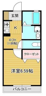 森の下弐番館【2階】の間取り