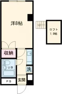 シャルマン請地【3階】の間取り