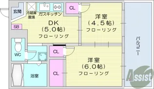 早坂ビル【3階】の間取り