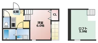 リエット【2階】の間取り