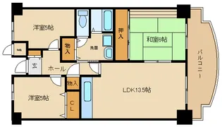 プレストコート1番館【2階】の間取り