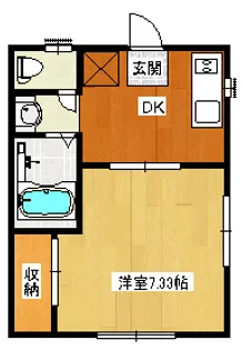チェリーハウス【1階】の間取り