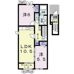 チェリーレ【2階】の間取り
