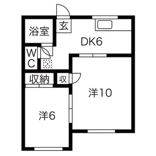 Maple Heights【1階】の間取り