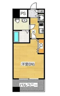 ピュアドーム箱崎ステーション【10階】の間取り