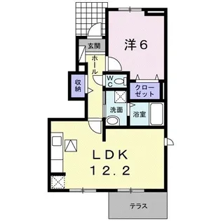 アトレ城原IV【1階】の間取り