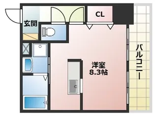 アンセルモ西明石【2階】の間取り