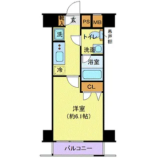 プレール・ドゥーク豊洲スクエア【6階】の間取り