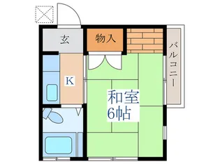 武田ハイツ【2階】の間取り