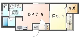 ALEGRIA忍ヶ丘【1階】の間取り