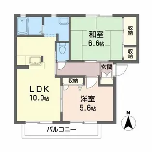 エターナルタウン A【2階】の間取り