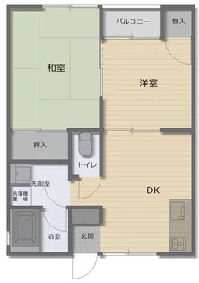 コーポ愛ランド【2階】の間取り