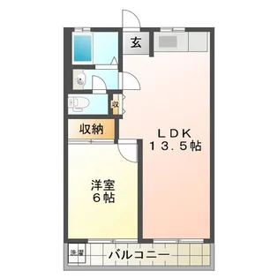 フローラル藤水【2階】の間取り