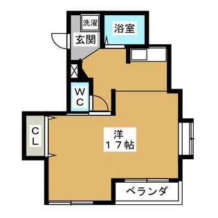 キャッスルミニ春岡【4階】の間取り