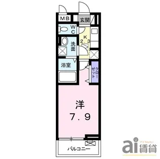 埼玉県川越市大字藤間【アパート】の間取り