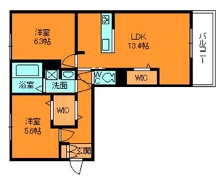 プラミシア【3階】の間取り