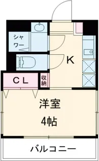 杉田ハイツ西大井【3階】の間取り