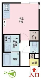 フライハイト二の宮【1階】の間取り