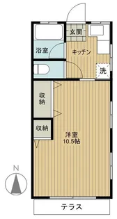 第三朝日荘【1階】の間取り