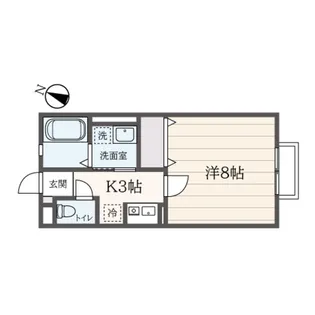 神奈川県横浜市港北区綱島東6【アパート】の間取り