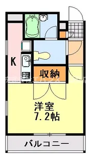 君待橋【5階】の間取り