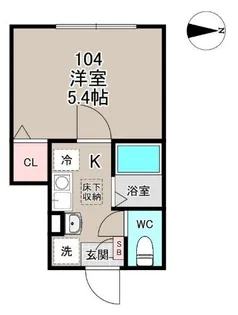 ASCOT蒲田【1階】の間取り